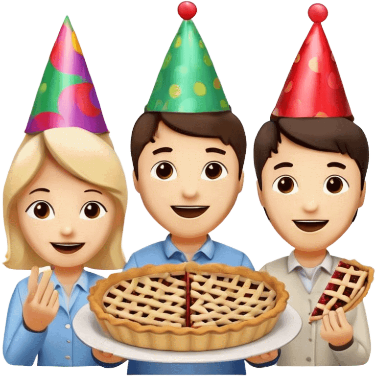 Pi day celebration emoji