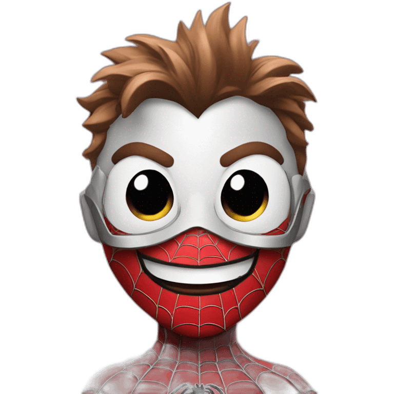 happy spiderman emoji