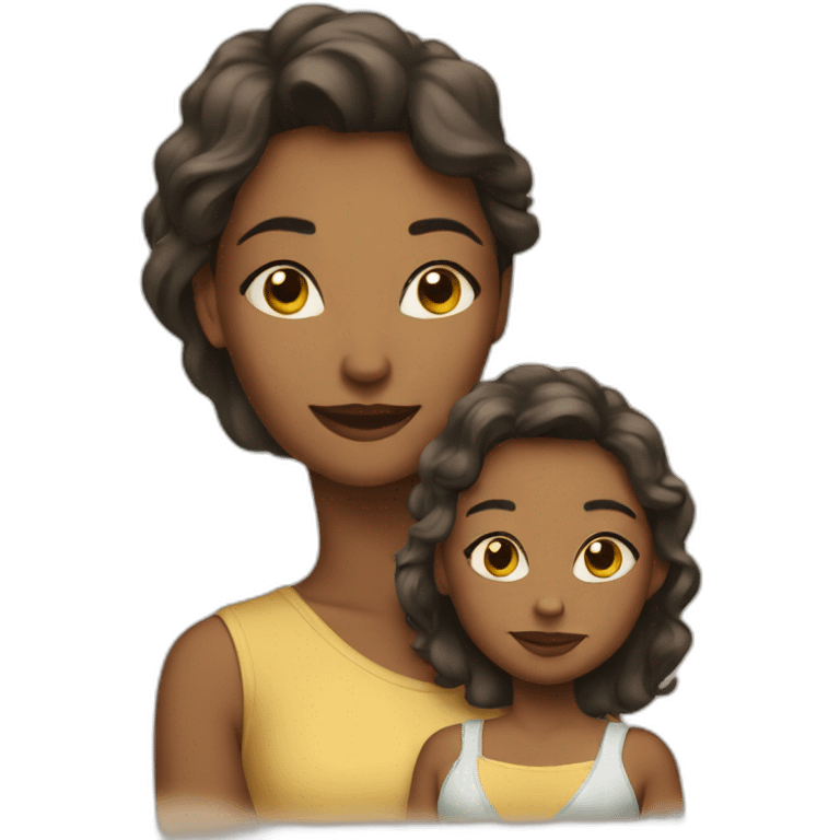 Mother daughter  emoji