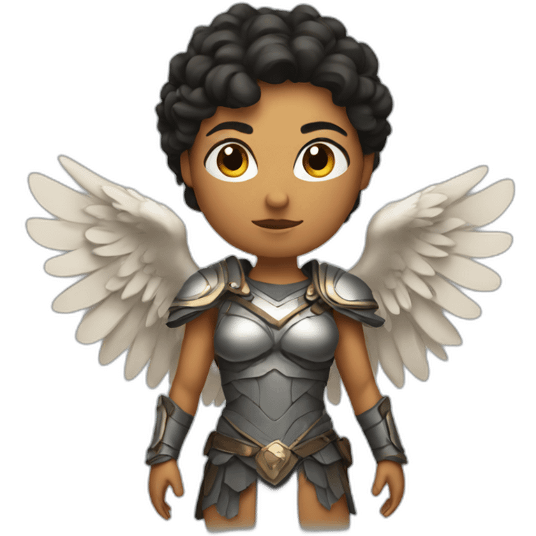 Valkyrie with wings  emoji