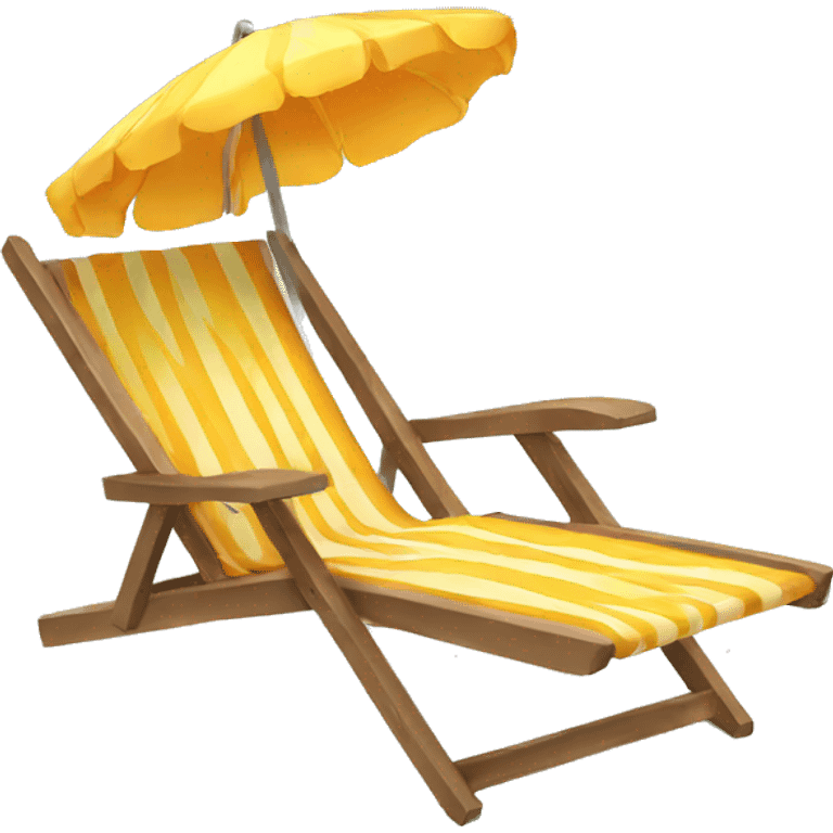 sun chair emoji