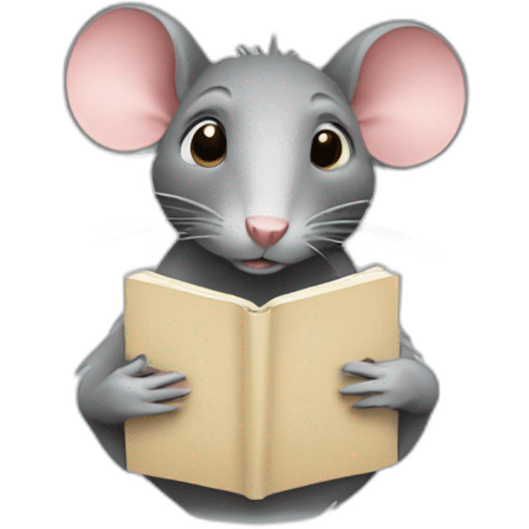 rat with notebook emoji