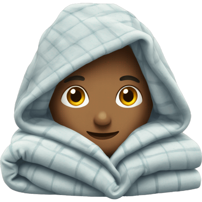 Cozy blanket emoji