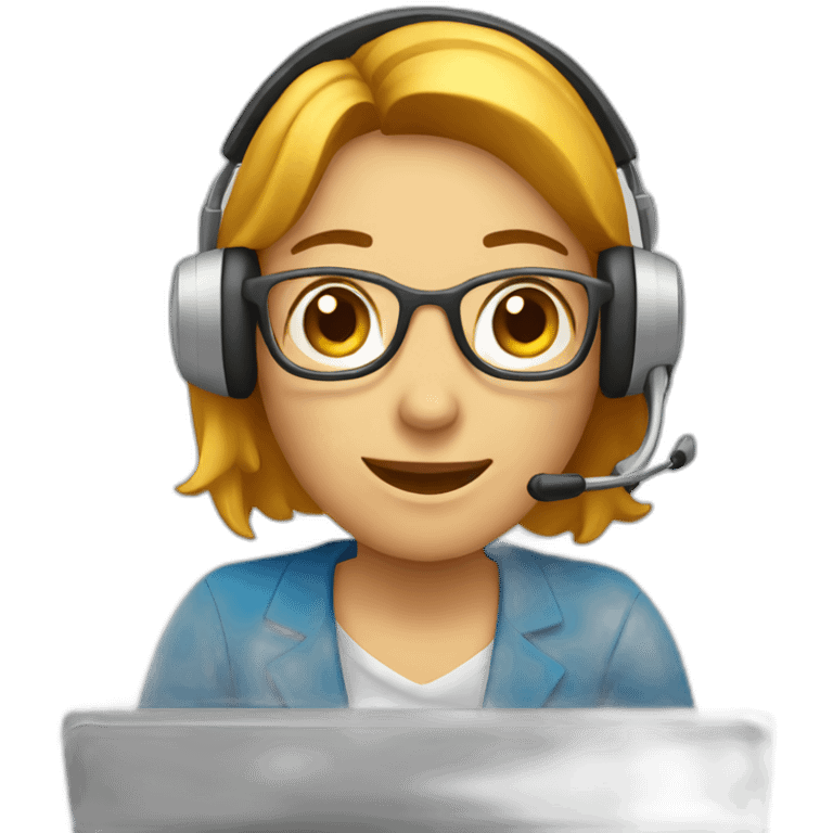 call center customer support emoji