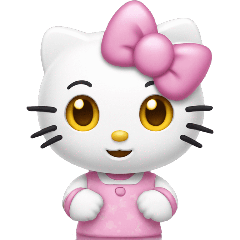 hello kitty from the good emoji