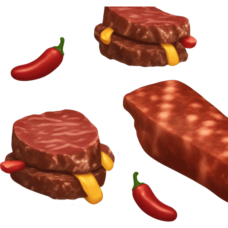 Chili and tri-tip steak ￼ emoji