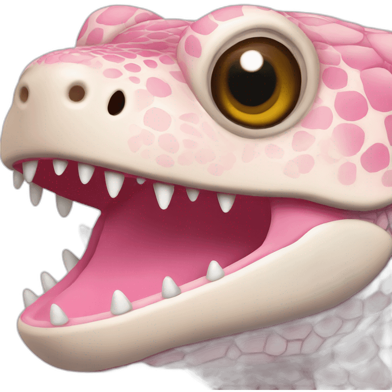 pink tegu lizard emoji