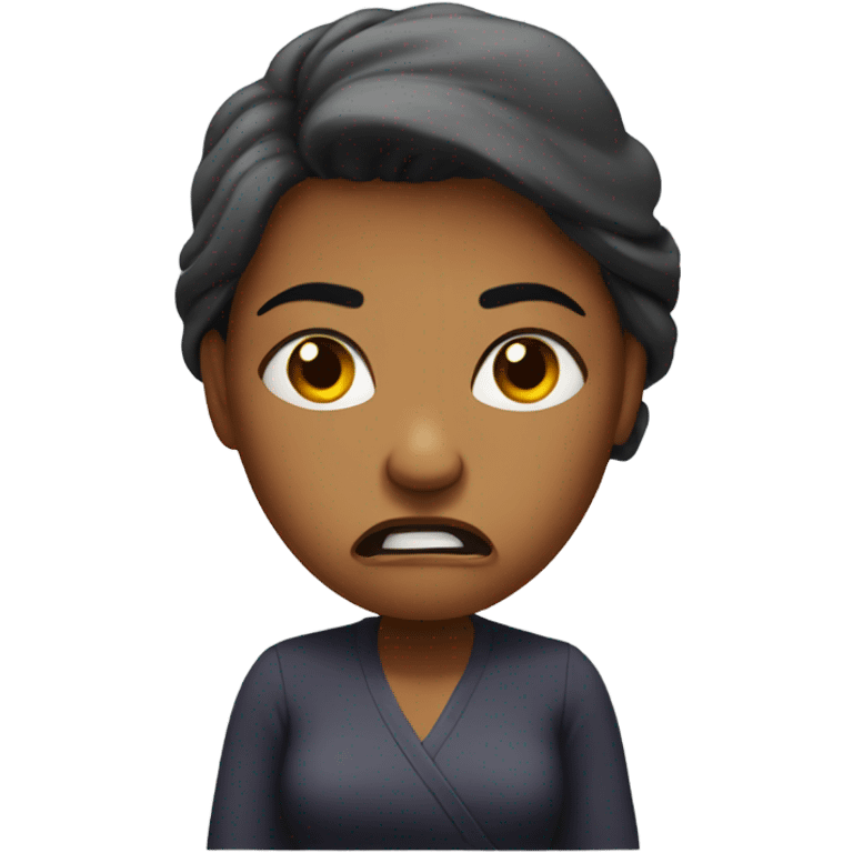 Angry woman emoji