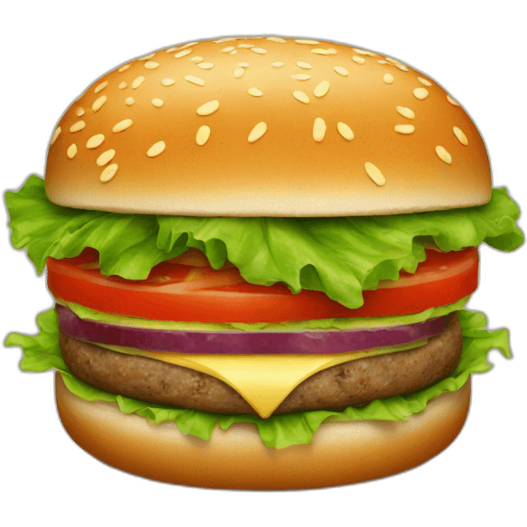 vegetarian burger emoji