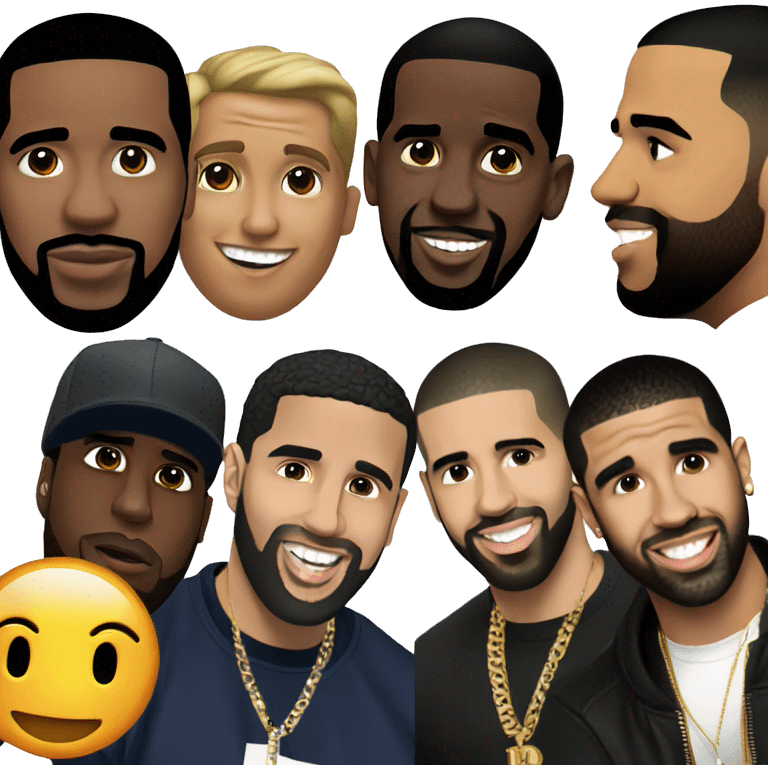 P.Diddy and drake side by side emoji