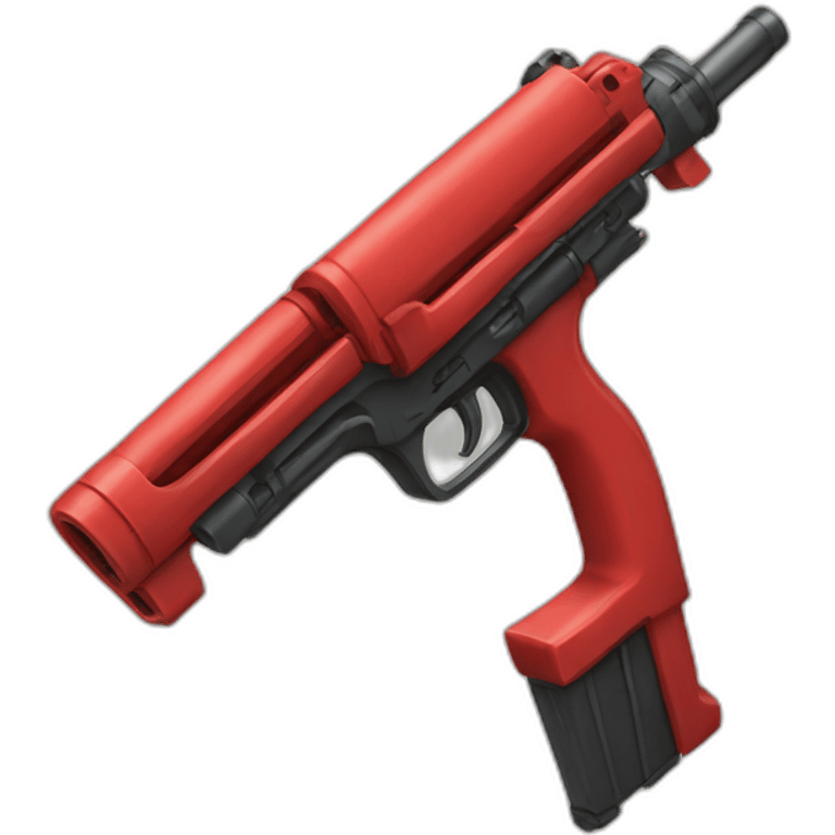 Big red gun emoji