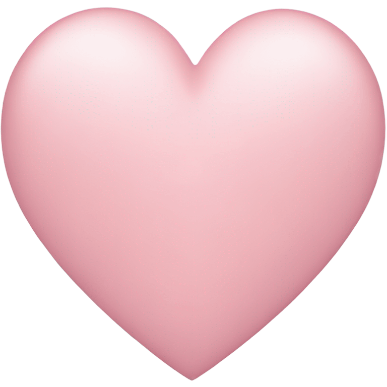 light pink heart emoji