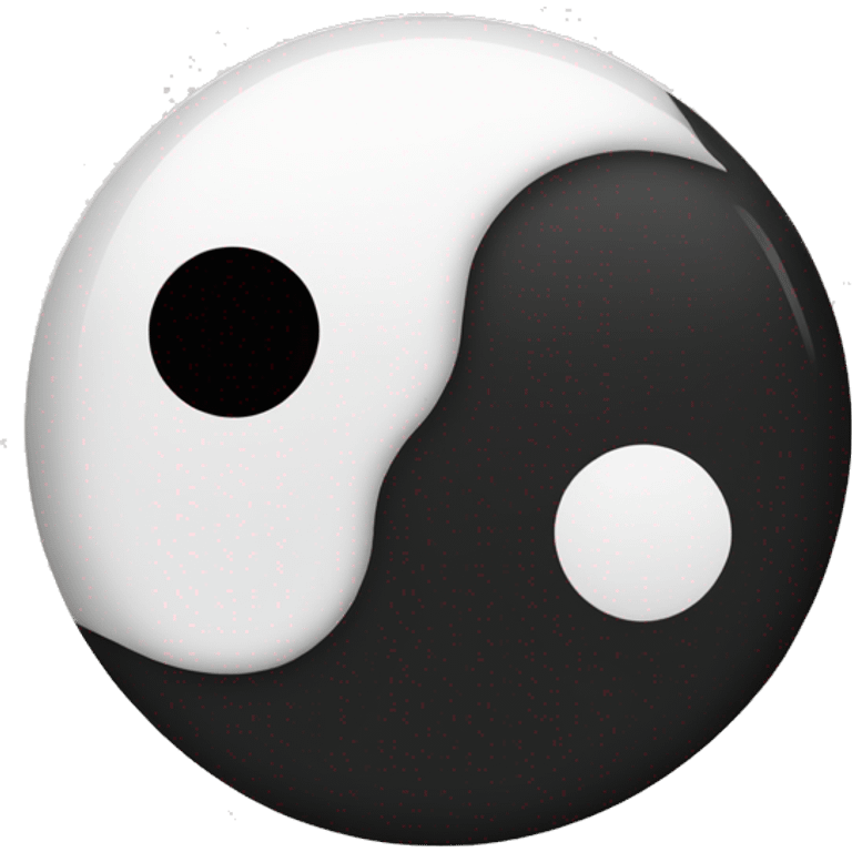 Yin yang emoji