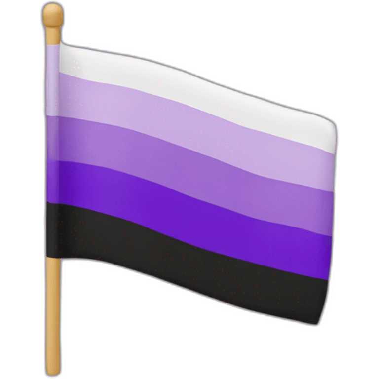 asexual flag emoji