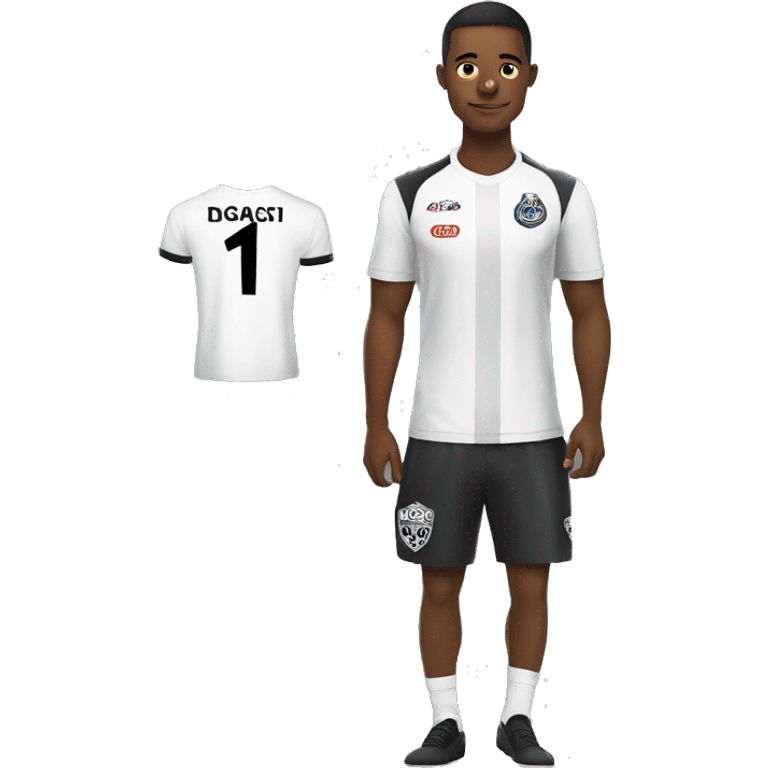 Homem usando Camisa do corinthians  emoji