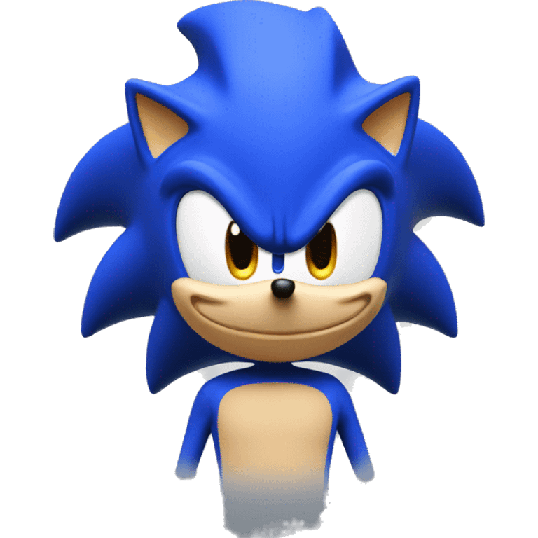 3d Sonic emoji