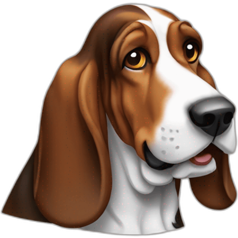 basset hound dog pixel art emoji