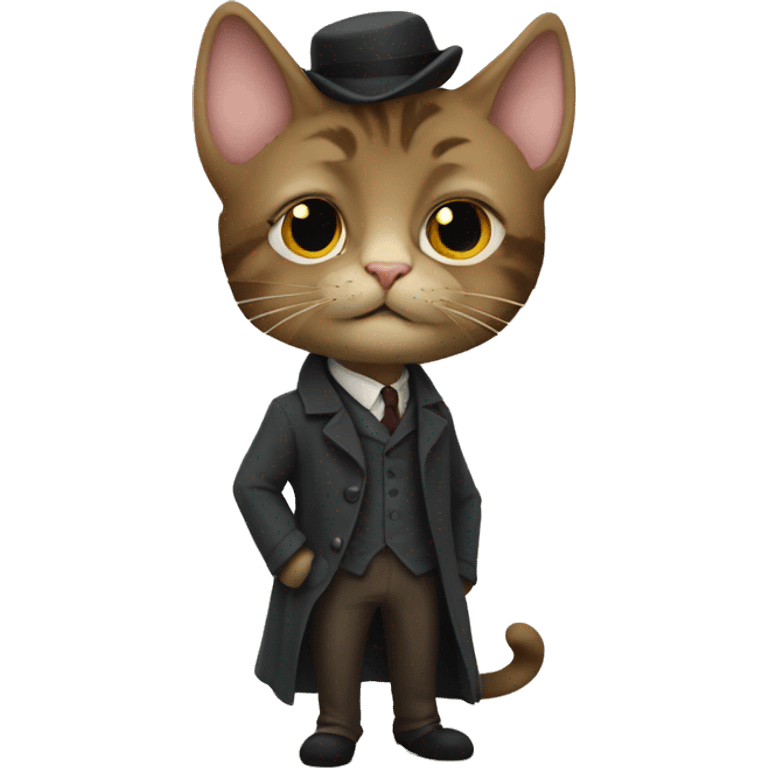 Sherlock Holmes as a cat emoji