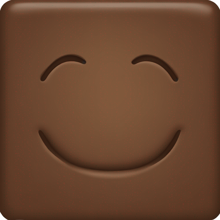 Chocolate brown emoji