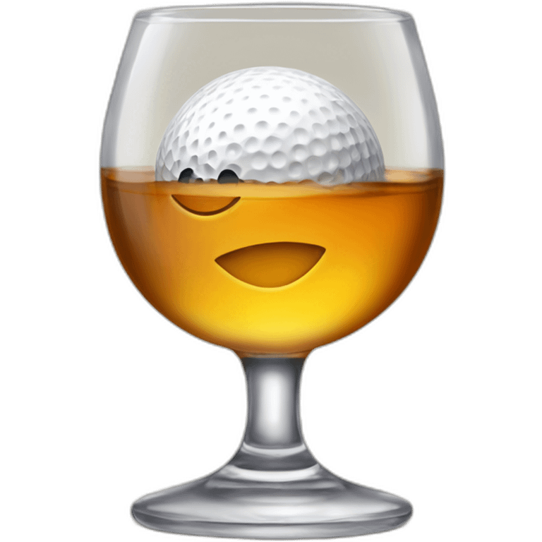 golf-ball-in-whisky-glass emoji