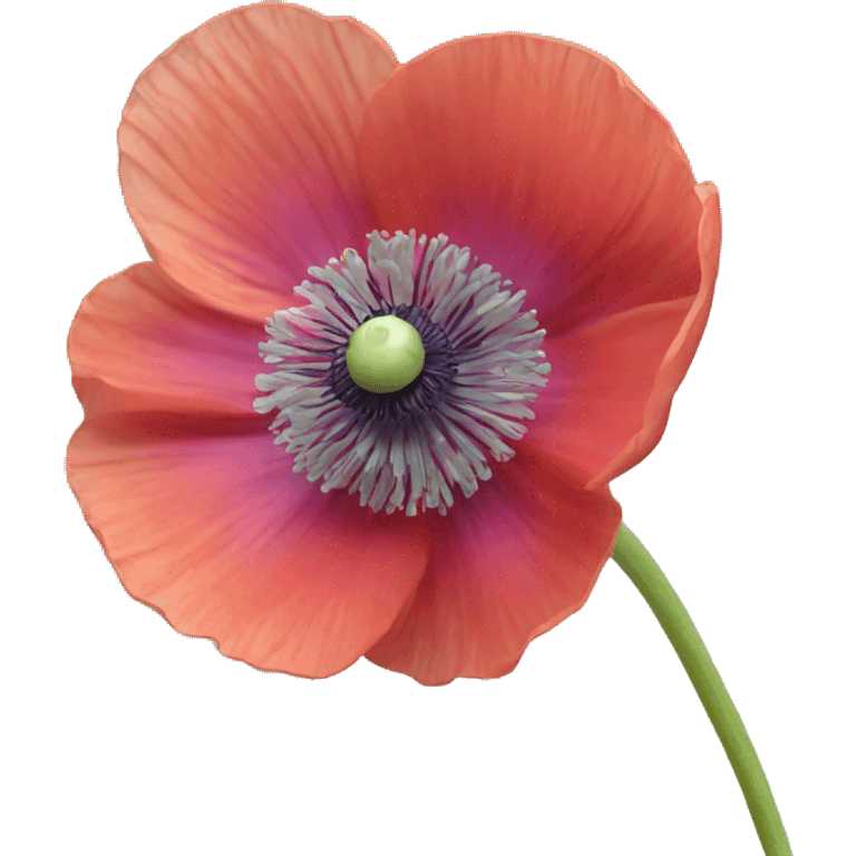 Poppy anemone emoji