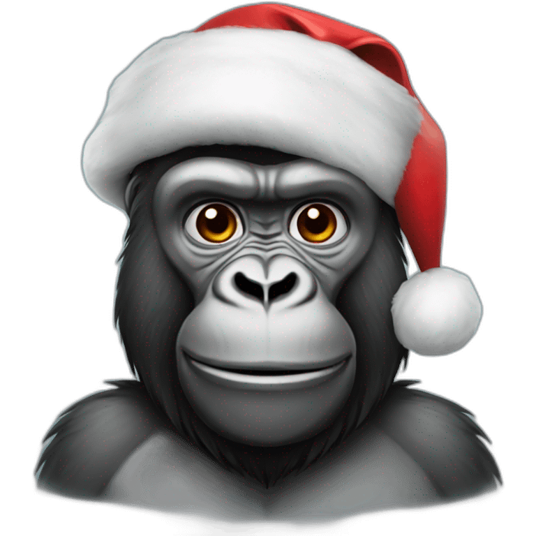 gorilla santa emoji