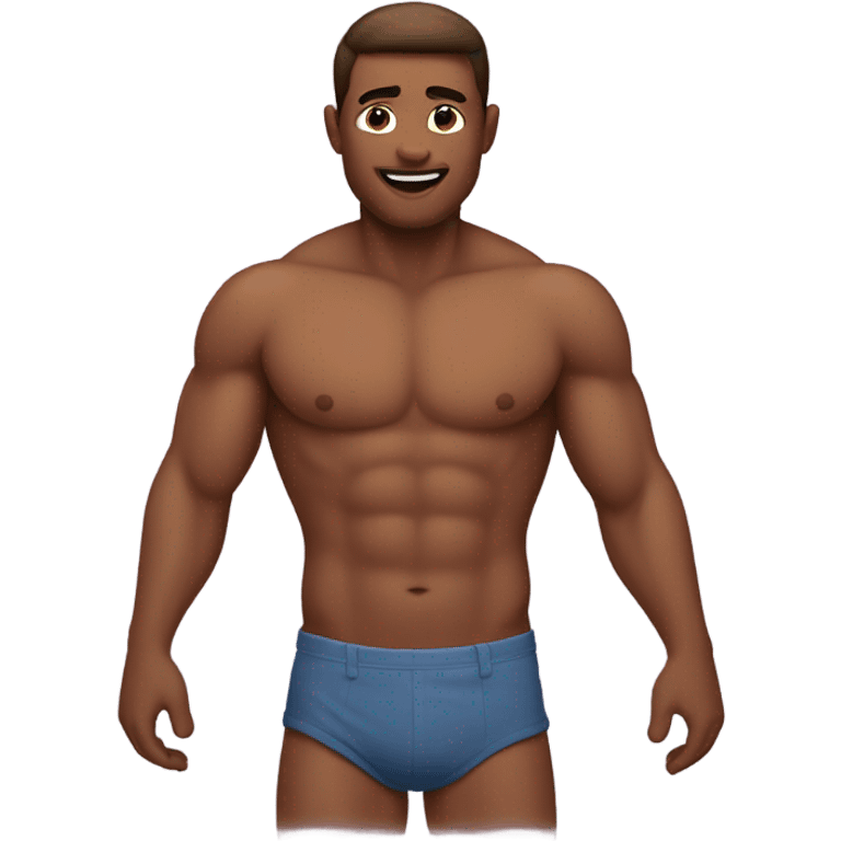 shirtless torso man emoji