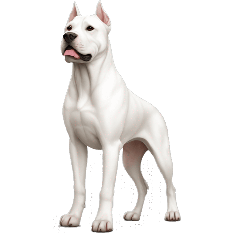 Dogo Argentino Dog Breed Full Body emoji