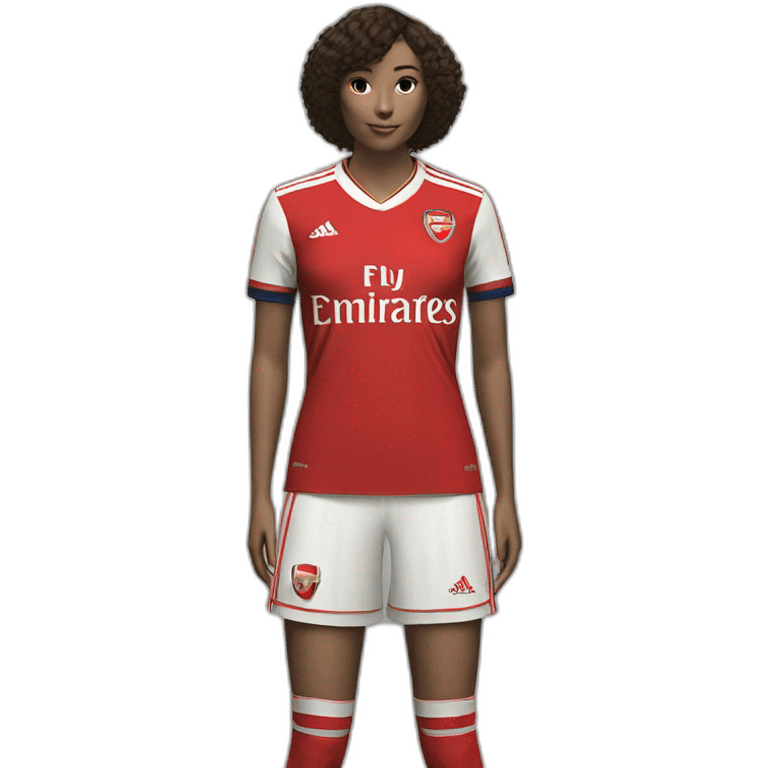 Arsenal women’s home jerseys addidas emoji