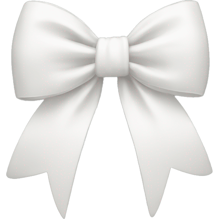 white bow emoji