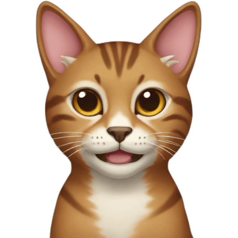 brown Dragen-Li Cat emoji