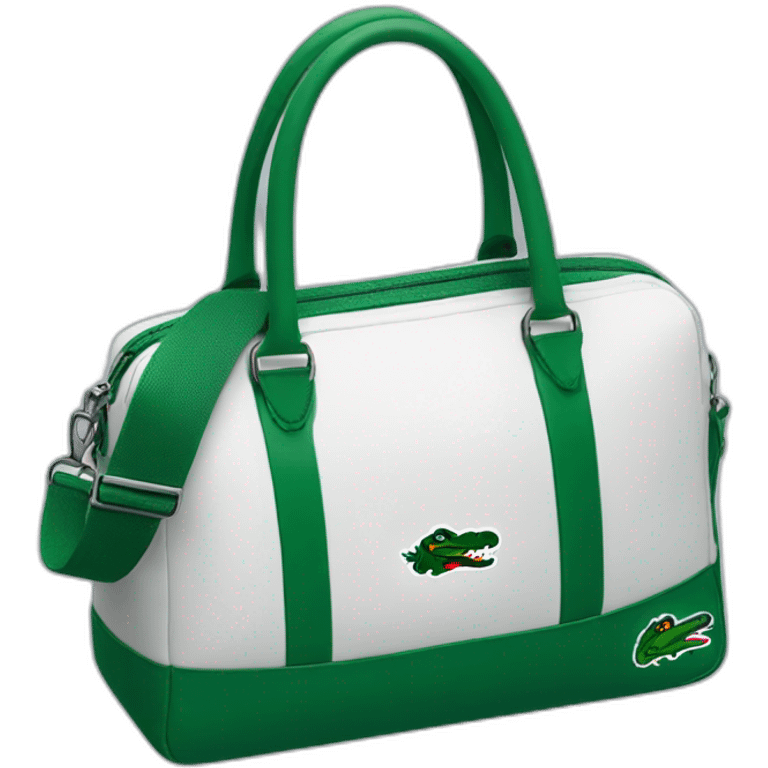 Lacoste shoulder bag boy emoji