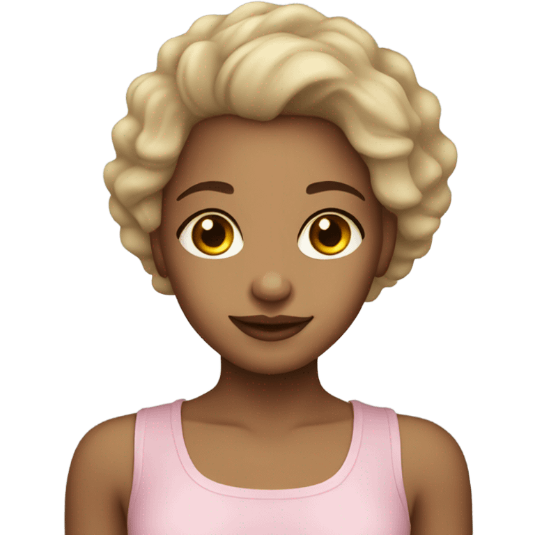 pretty light skin wellness girl emoji