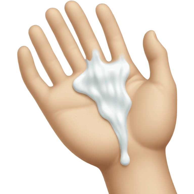 milk dripping directly off hand emoji