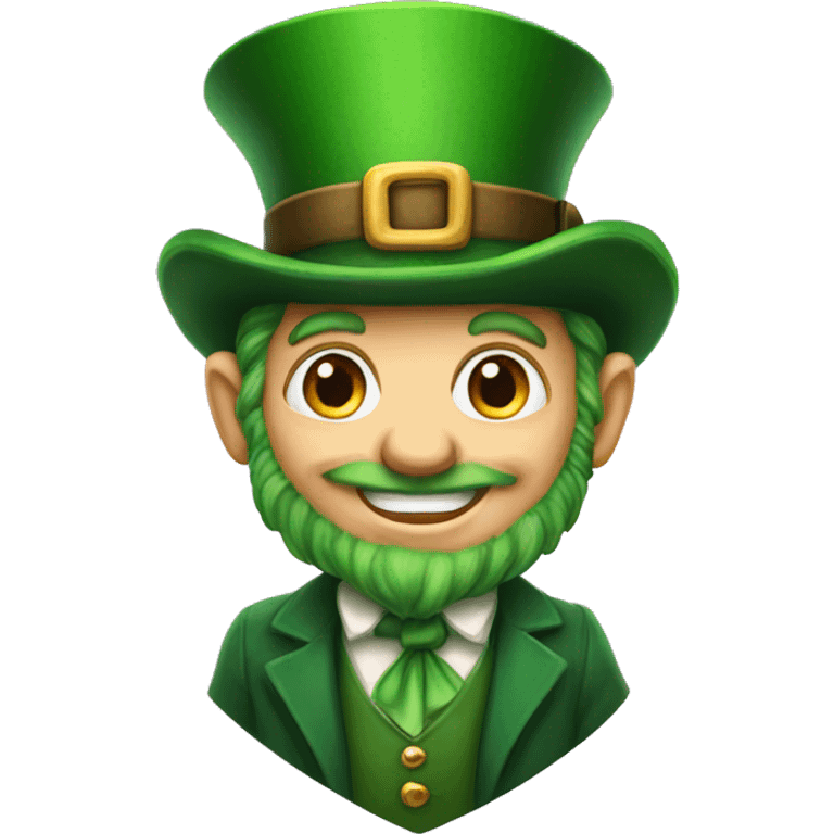 Leprechaun heart emoji