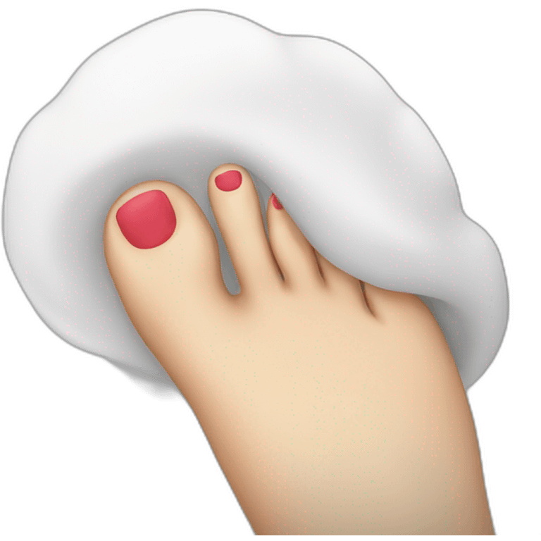 White toe emoji