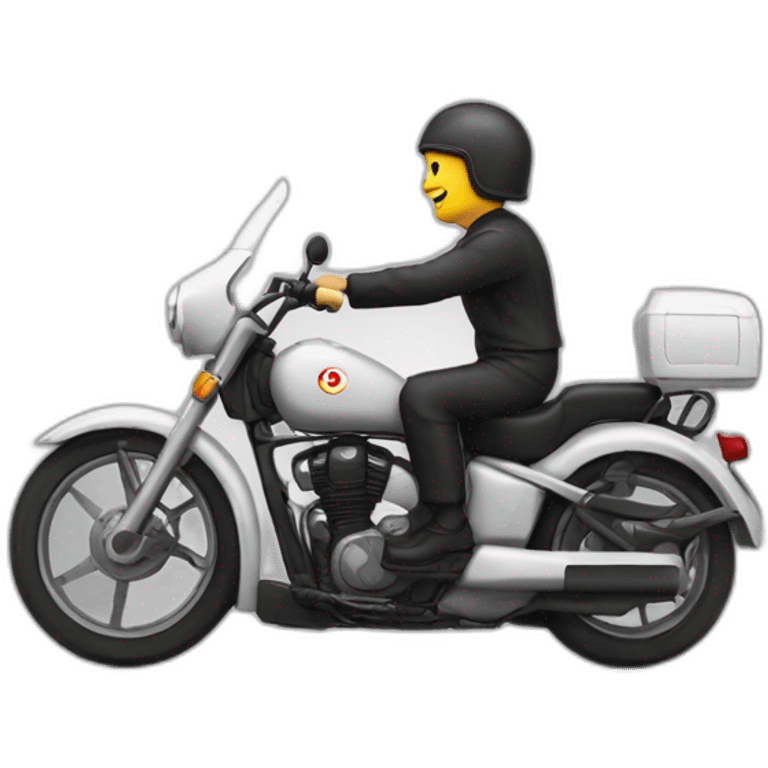 juif sur une moto emoji