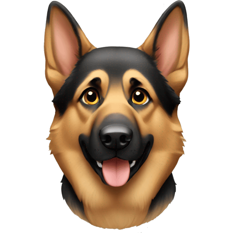 German shepherd dog emoji