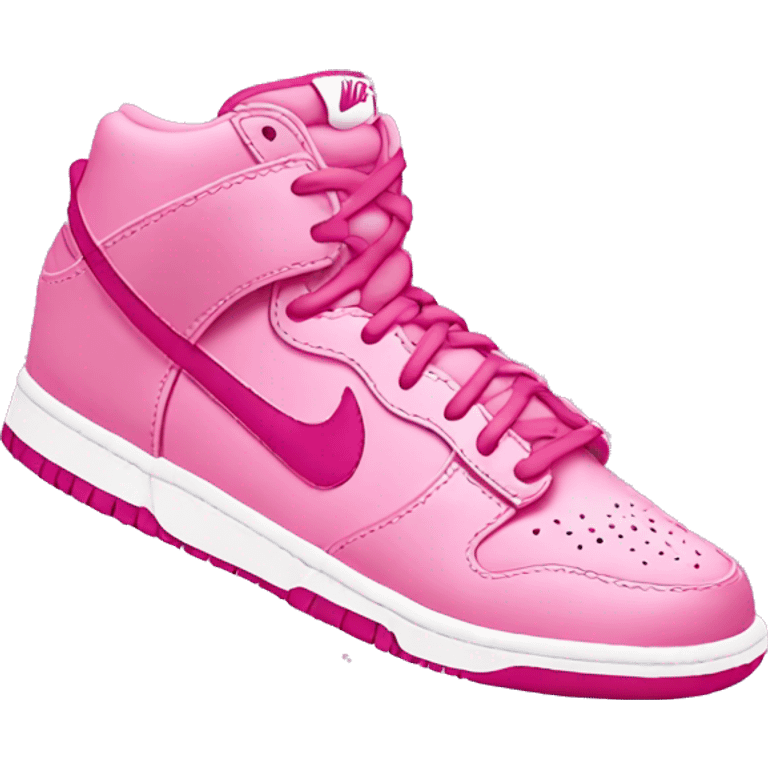 Pink Nike dunks emoji