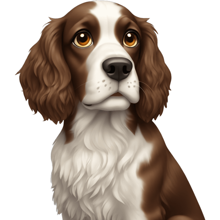 A spaniel dog emoji