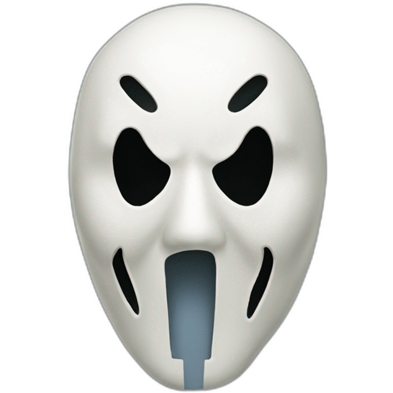 Ghostface mask emoji