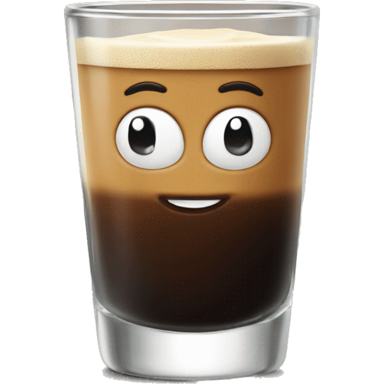 baby Guinness shot glass emoji