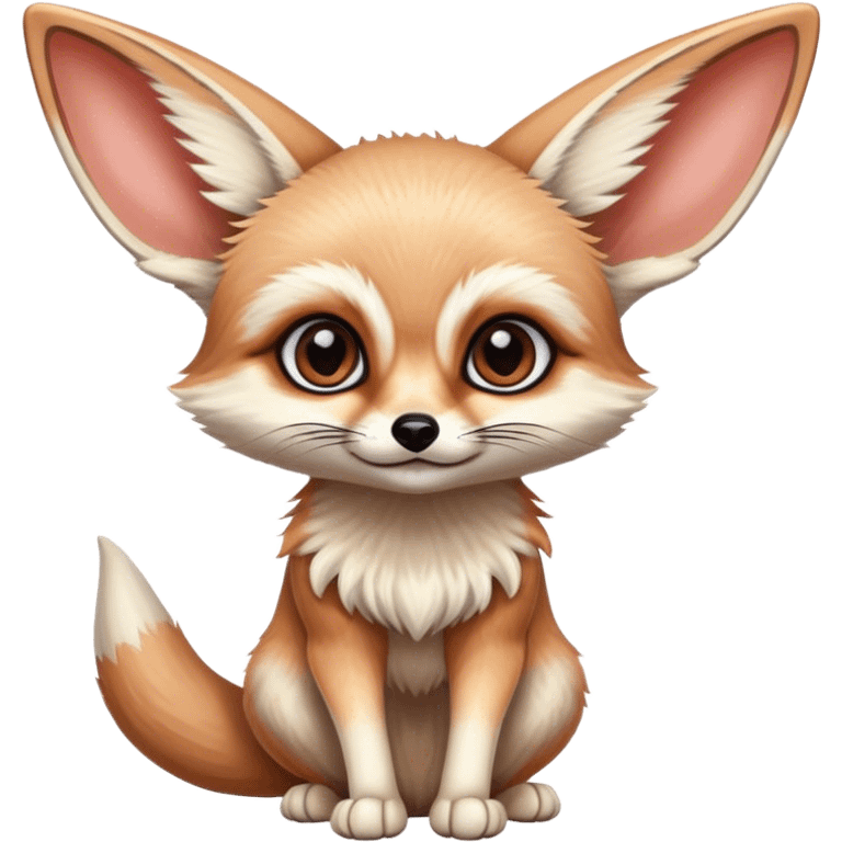 fennec avec des gros yeux emoji