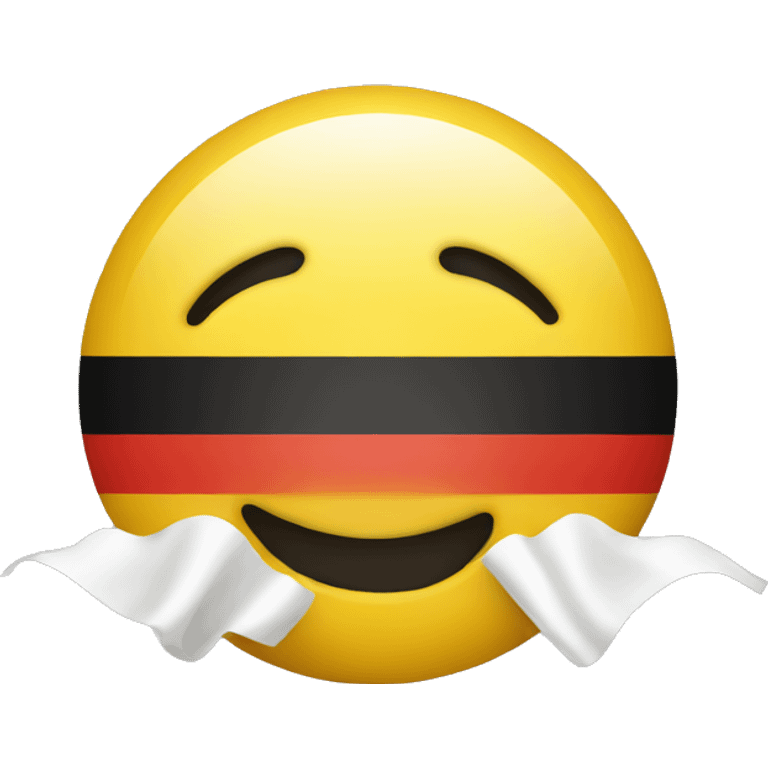 The German flag is smile emoji