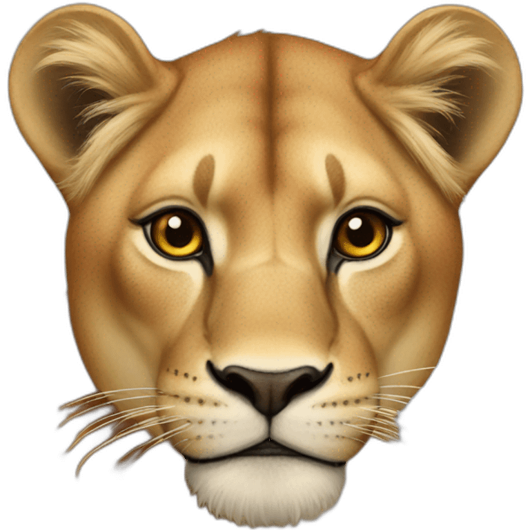 Red lioness emoji