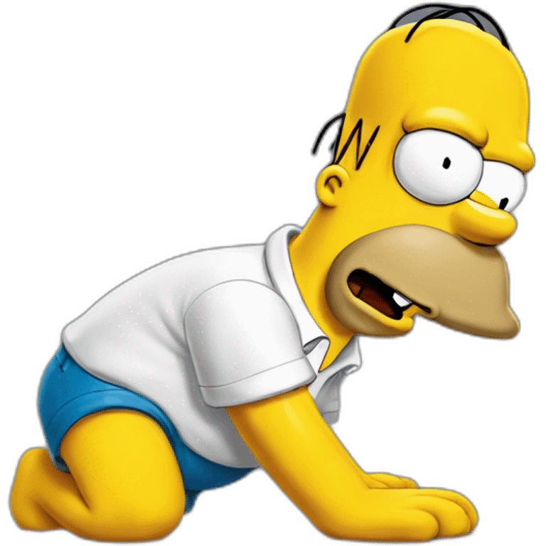 Homer simpson souris emoji