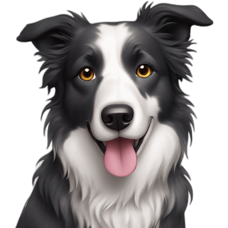 Seal merle Border collie emoji