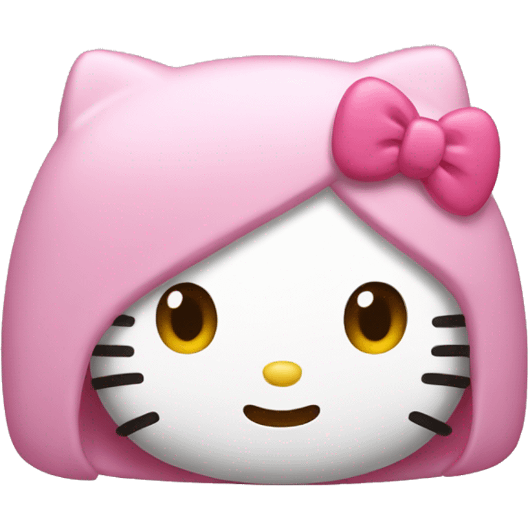 Hello kitty tired  emoji