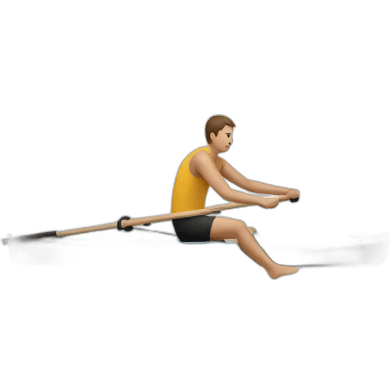 A person doing rowing emoji