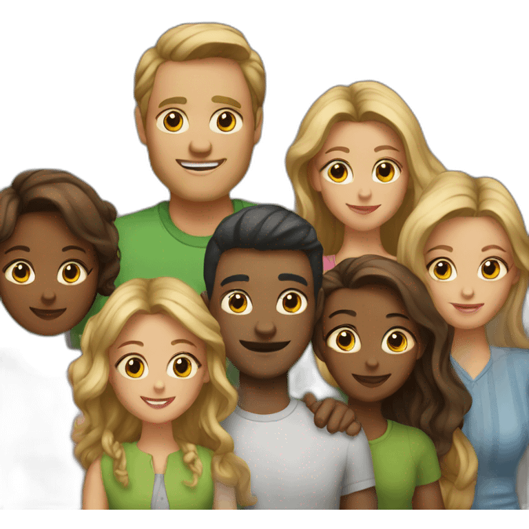 Big family emoji